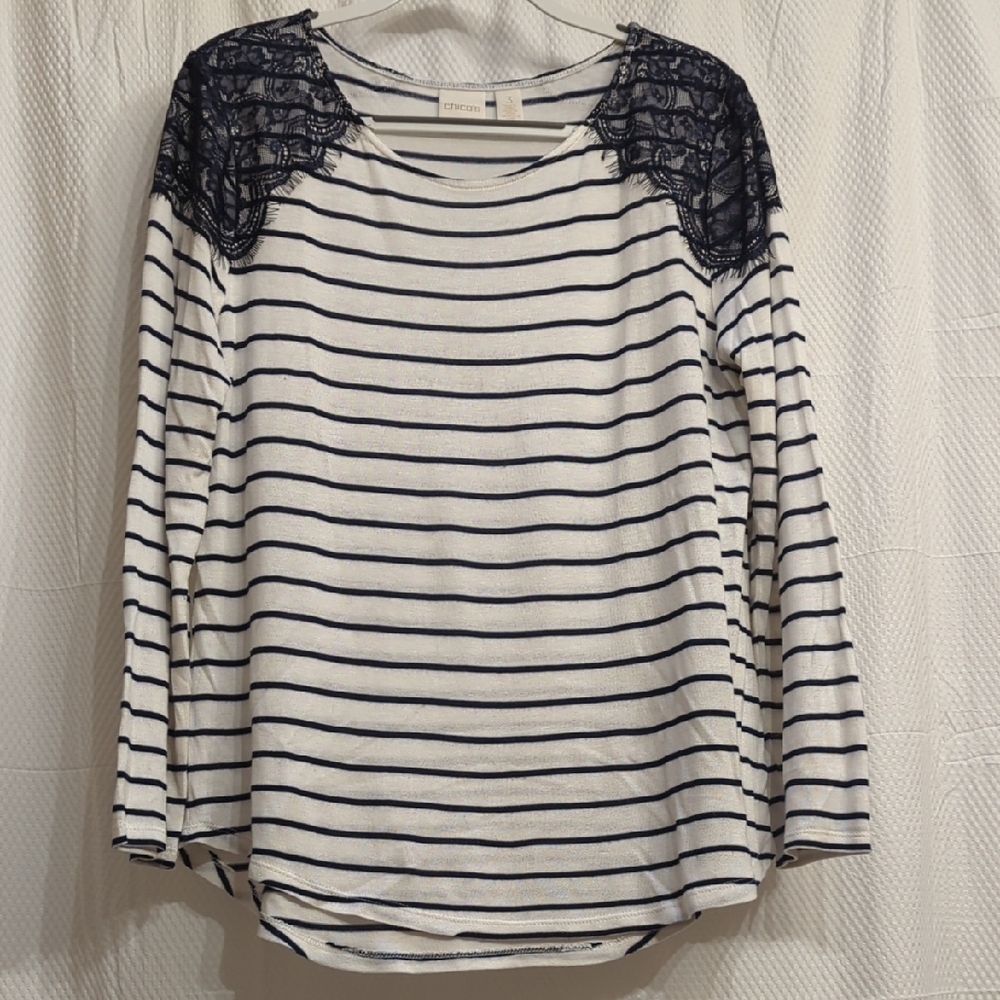 Chico's Striped Top
